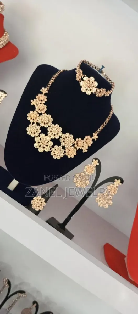 Gold Plated Jewelry Set for Ladies