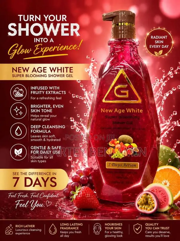 New Age White Shower Gel · Photo 1