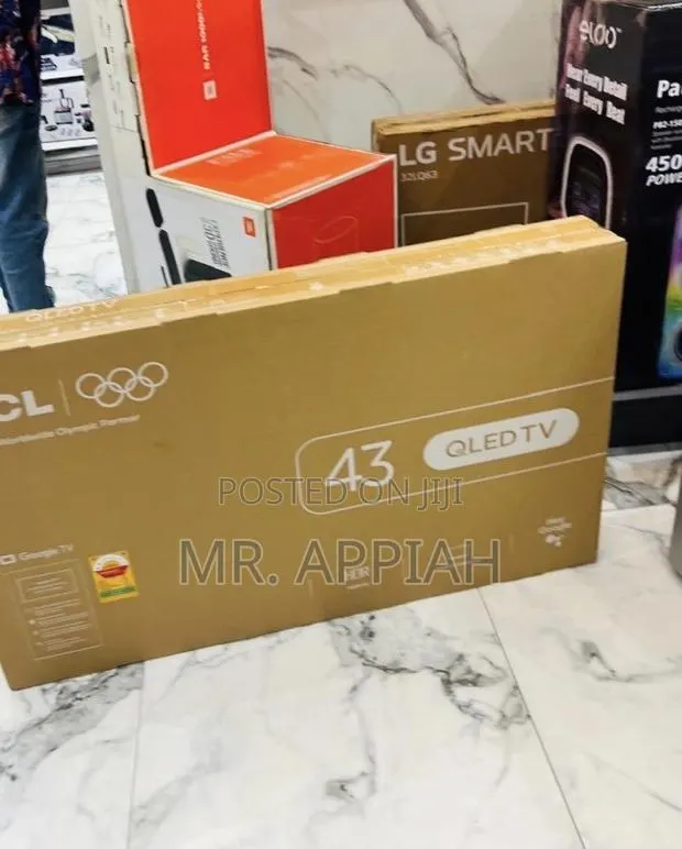 Effortless Classic TCL 43” Qled Smart Television(Black) · Photo 1