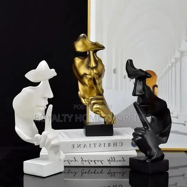 Silence Is Golden Figurine Ornaments
