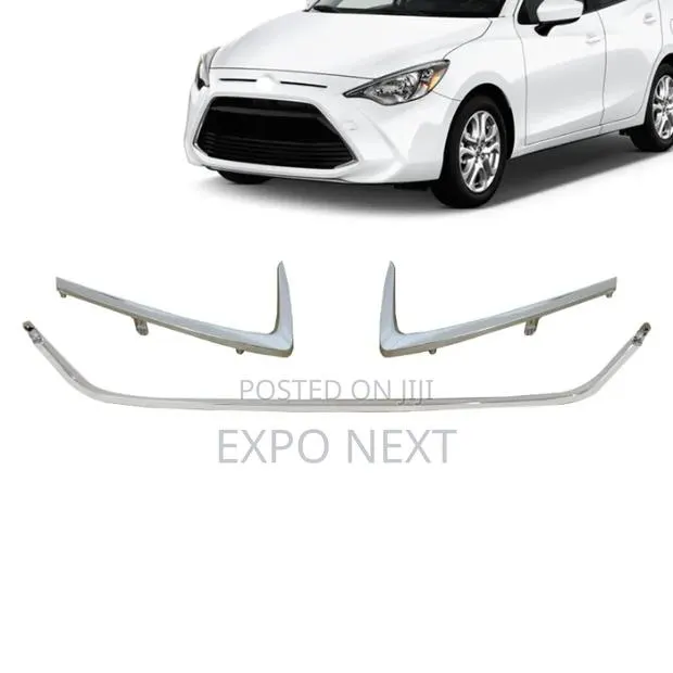 Toyota Yaris/ IA/ Scion Sedan 2016-2020 Front Grille Trim Chrome Set · Photo 1