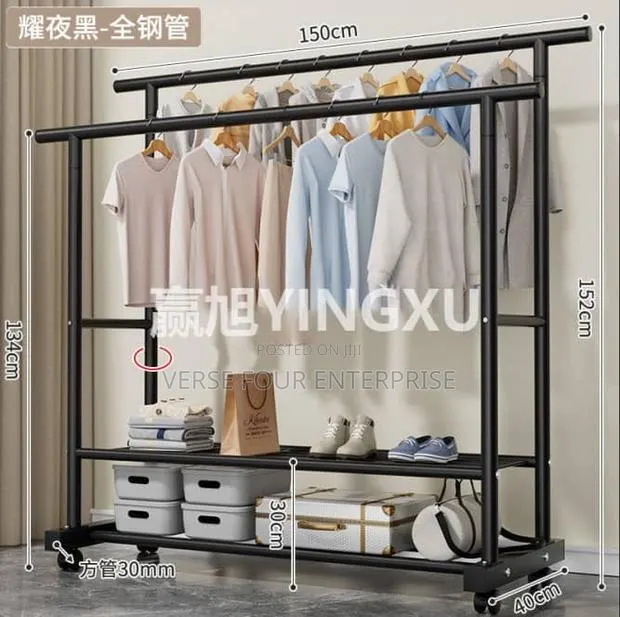 Double Pole Cloth/Shirt Rack · Photo 1