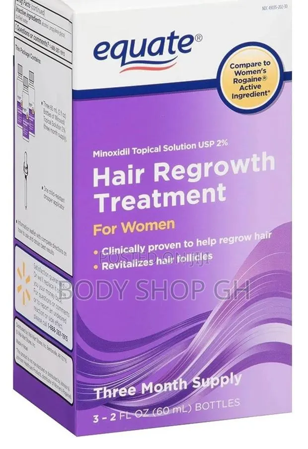 Equate Minoxidil Hair Growth Treatment for Women / Full Pack · Photo 1