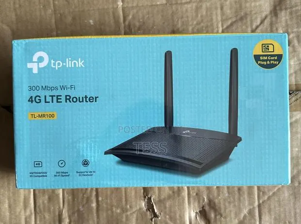 TP-Link Tl-Mr100 4g LTE Universal Sim Router 300mbps · Photo 1