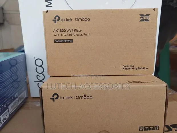 Tplink Omada Ax1800 Wallplate Wi-Fi6 Gpon Access Point (Eap625gp-Wall) · Photo 1