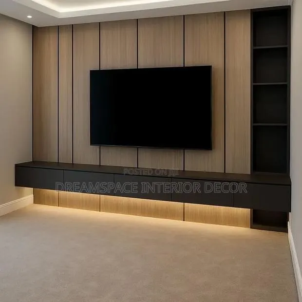 Modern Tv Unit Feature Wall Design · Photo 1