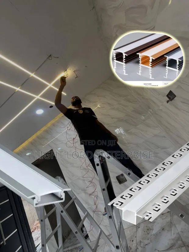 Dazzling Sparkling POP Aluminum Profiles Channel 3meters · Photo 1