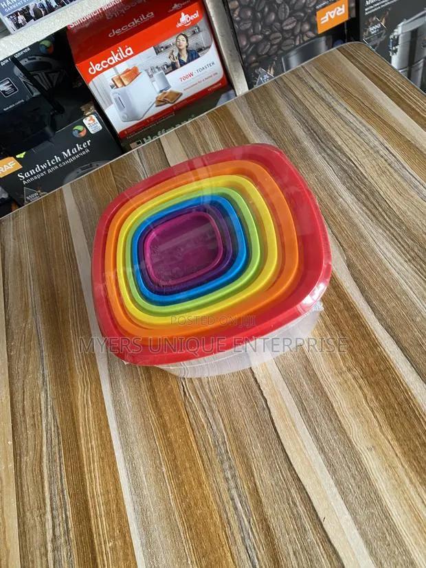 7pcs Plastic Food Keepers for Fridge · Photo 1