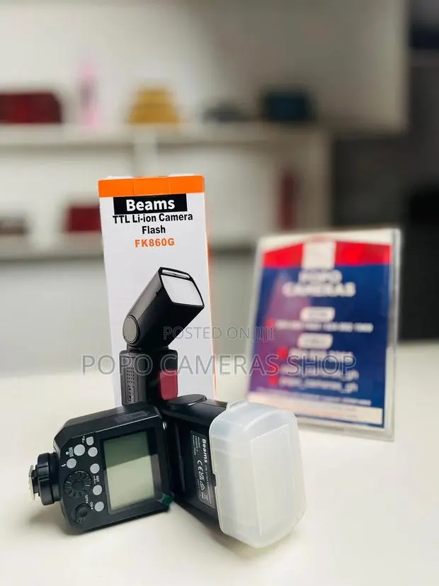 Beams Fk860g Ttl Speedlight With Rechargeable Battery · Photo 1