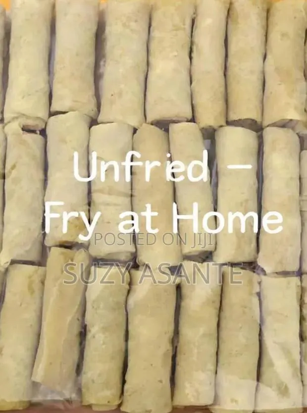 Frozen Homemade Spring Rolls | Ready to Fry | Accra Delivery · Photo 1