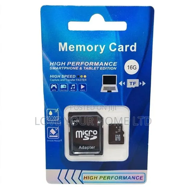 High Performance 16GB Micro SD Memory Card · Photo 1