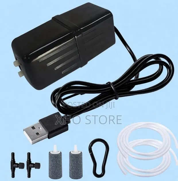 Aerator High-Efficiency USB Fish Tank Oxygen Pump With Thick Air Tube · Photo 1