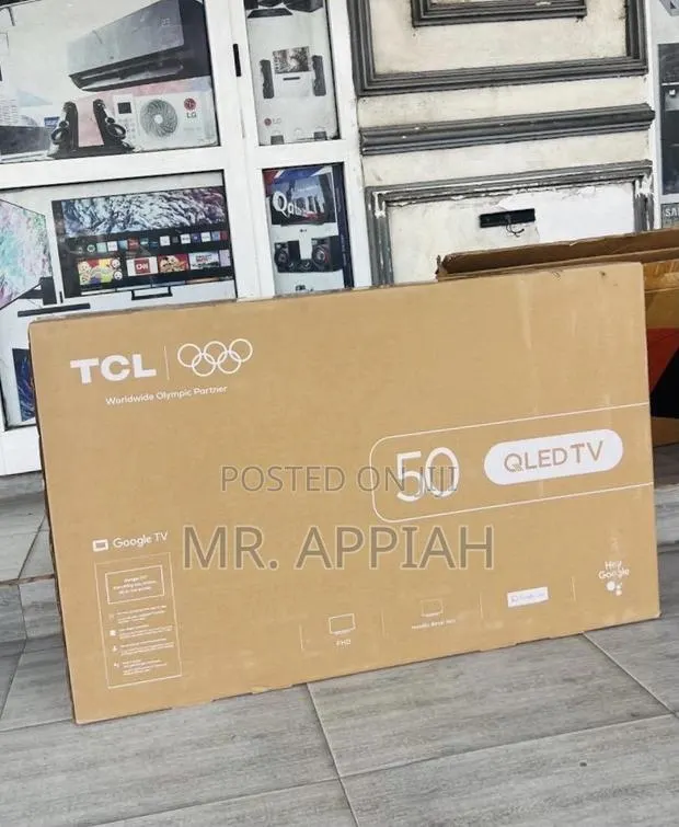 Check Out Unique TCL 50” Qled Smart Android Full Hd Screen Tv · Photo 1