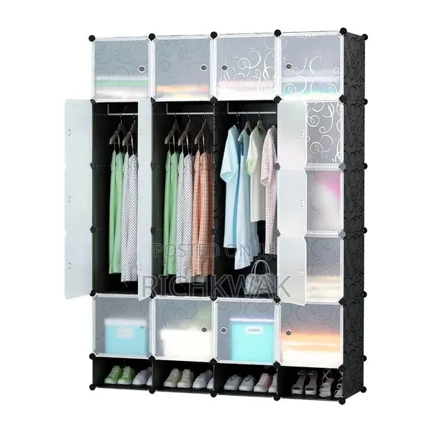 20 Cubes Plastic Wardrobe With Shoe Storage · Photo 1