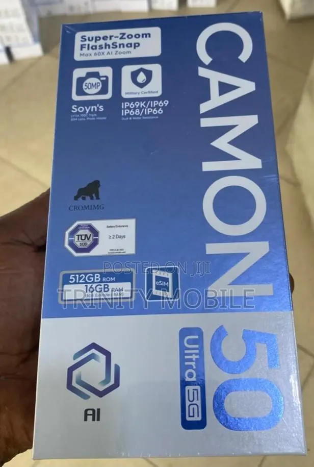 New Tecno Camon 50 Ultra 512 GB Blue · Photo 1
