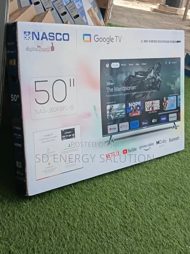 NASCO 50" Smart TV - Google TV OS With Bluetooth & Dolby Sealed · Photo 1