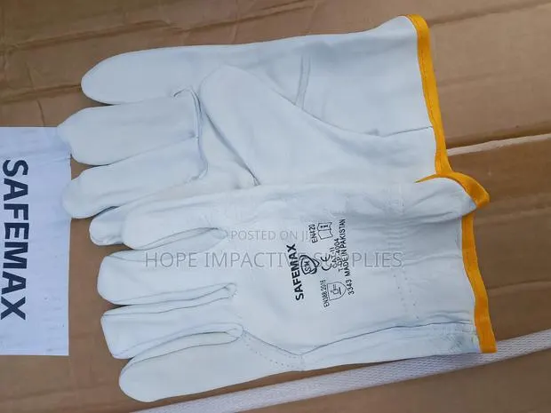 Heavy Duty Leather Gloves / Rigger Gloves (Pure Leather) · Photo 6