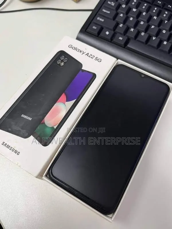 New Samsung Galaxy A22 128 GB Black · Photo 1