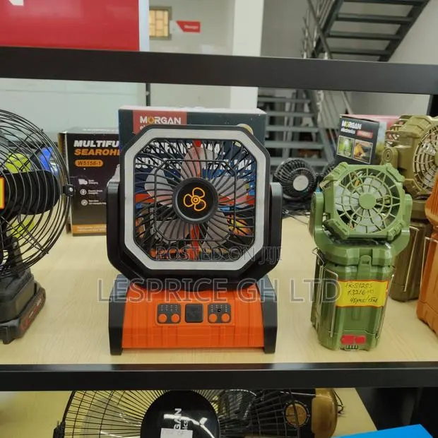 Monster Performance 4-Speed Multipurpose Rechargeable Fan With Led · Photo 1