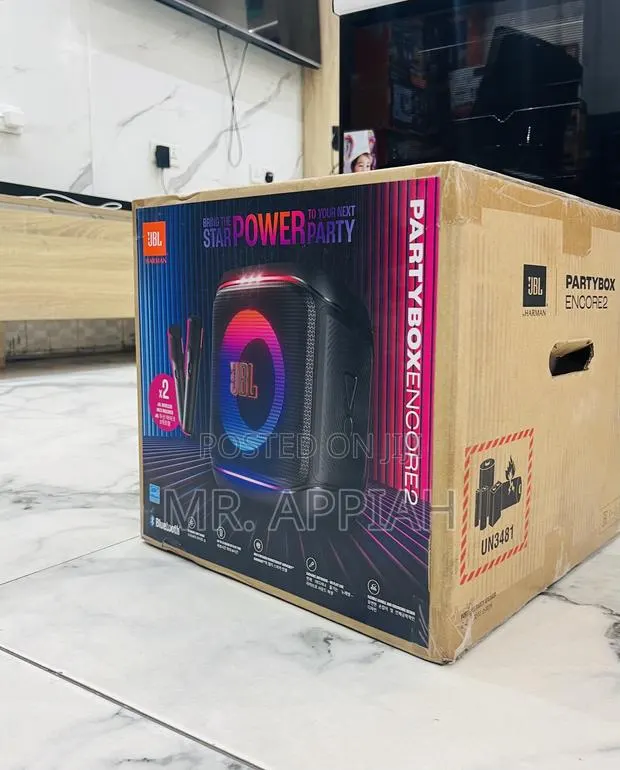 Super Adorable JBL Partybox Encore 2 Speaker(Black). · Photo 1