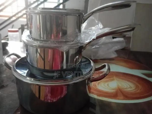 6pcs Stainless Steel Cookware Sets · Photo 1