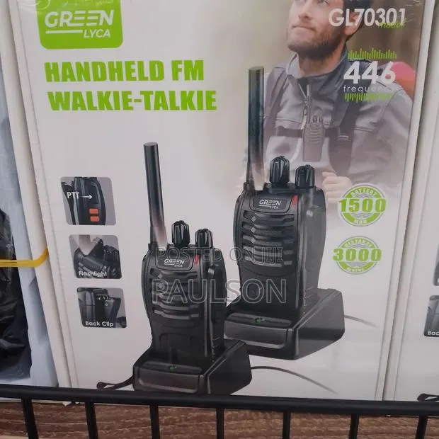 2 PCS Green Lyca Walkie Talkie · Photo 1