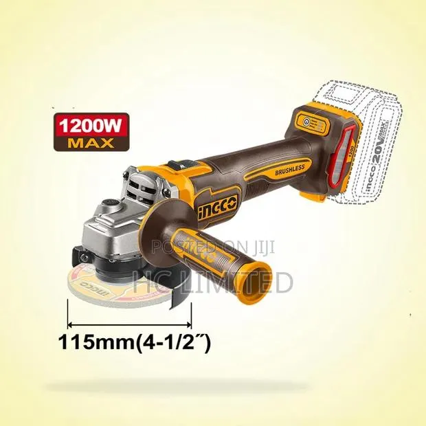 Ingco Cordless Angle Grinder - Cagli221153 · Photo 1