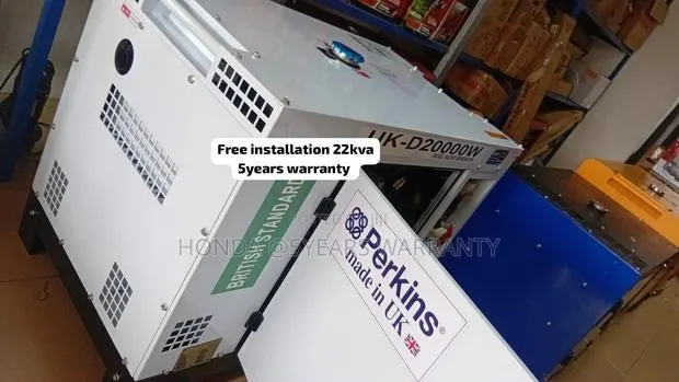 Heavy-Duty Perkins 22kVA Diesel Generator – 1-Phase Power 22kva · Photo 1