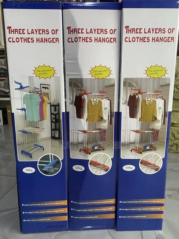 4 Tier Cloth Rack With Hanger Bar · Photo 1