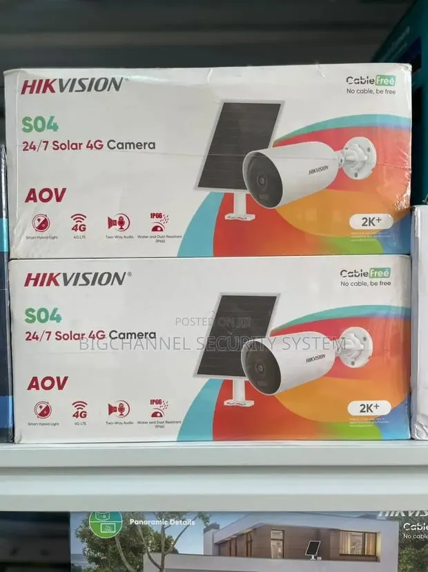 Hikvision So4 24/7 4g Solar Camera · Photo 1
