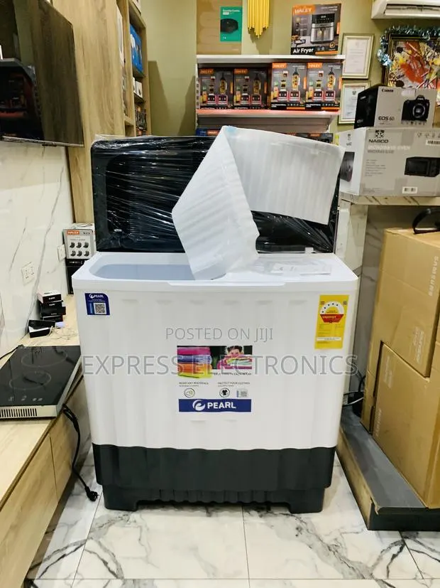 Text Us for Pearl 20kg Topload Twintub Semi Auto White · Photo 1