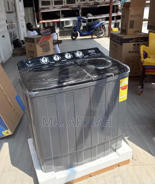 Zara 13kg Twin Tub Washing Machine(Black)Semi-Automatic · Photo 1