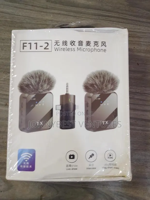 F11-2 3in1 Wireless Mic iPhone, Type C And Android Wireless Mic · Photo 1