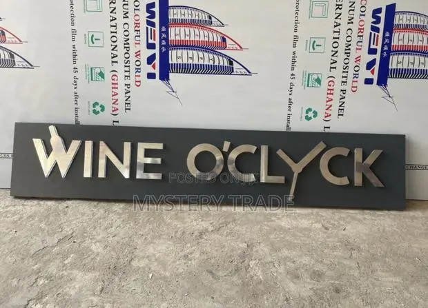3d Backlit Signage for Wine O’Clock · Photo 1