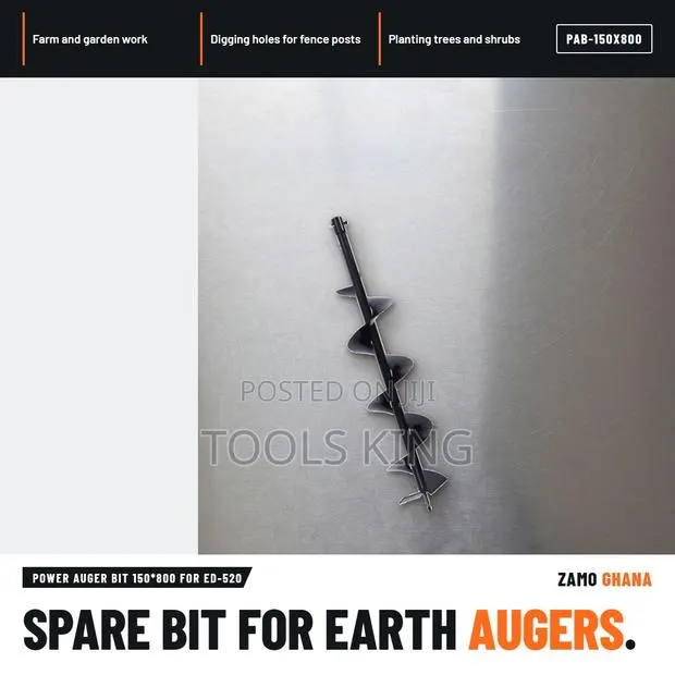 Power Auger Bit 150*800 for Ed-520 - PAB-150X800 · Photo 1