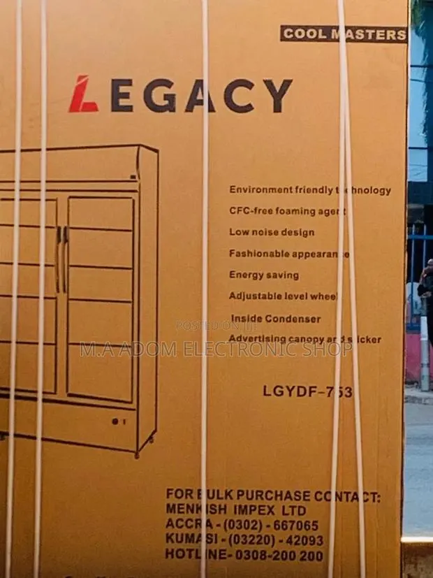 Fast Cooling Legacy Double Door Display Refrigerator. · Photo 1