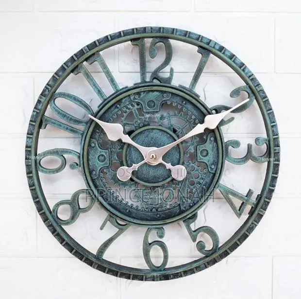 Taodyans Outdoor Wall Clock 12 in Outside Waterproof Garden Clock · Photo 1