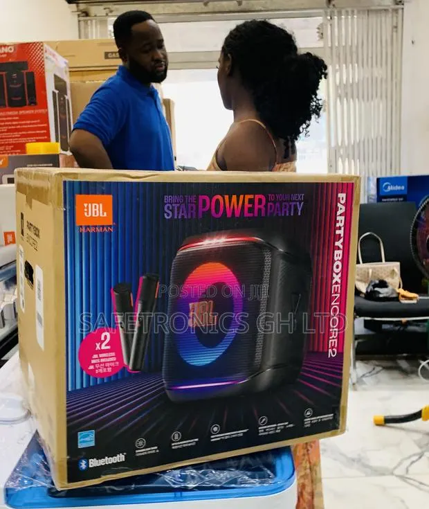 Ultra Modern JBL Partybox Encore 2 Portable Party Speaker With 2 Mics · Photo 1