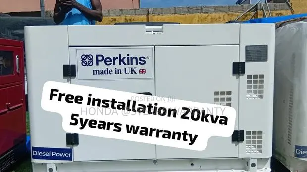 Perkins Silent Diesel Generator – Fuel Efficient Durable 20kva · Photo 1