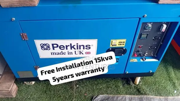 Brand New Perkins 15kVA Diesel Generator Powerful Backup System 15kva · Photo 1