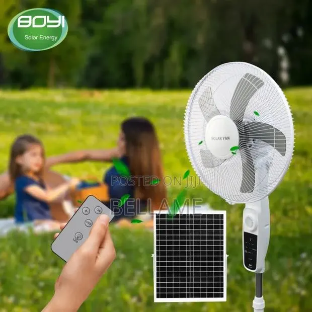 Rechargable Solar Fan · Photo 1