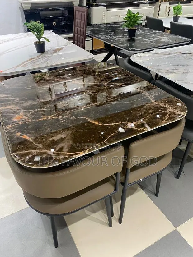 An Aesthetic 4 Seater Dining Set · Photo 1