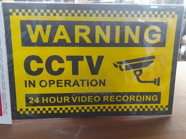 Cctv Warning Sign · Photo 1