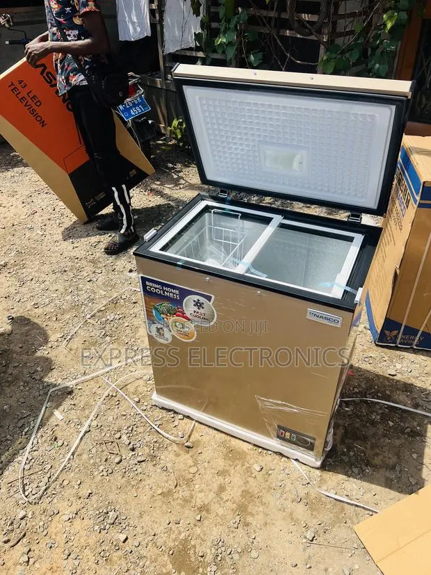 Best Buy for Less Chest Freezer Single Door Gold Nas-200fl 142l · Photo 1