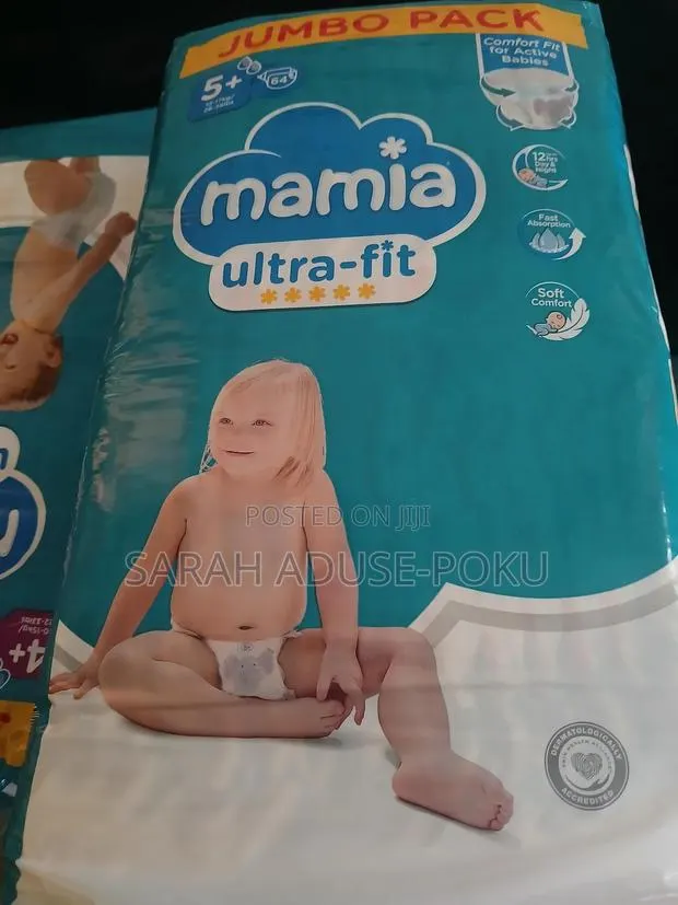 Mamia Diapers Size 1,2,3,4,4+,5,5+ · Photo 1