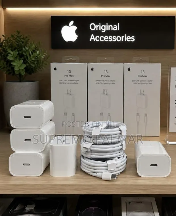 Original Apple 20W USB-C Fast Charger + Lightning Cable · Photo 1