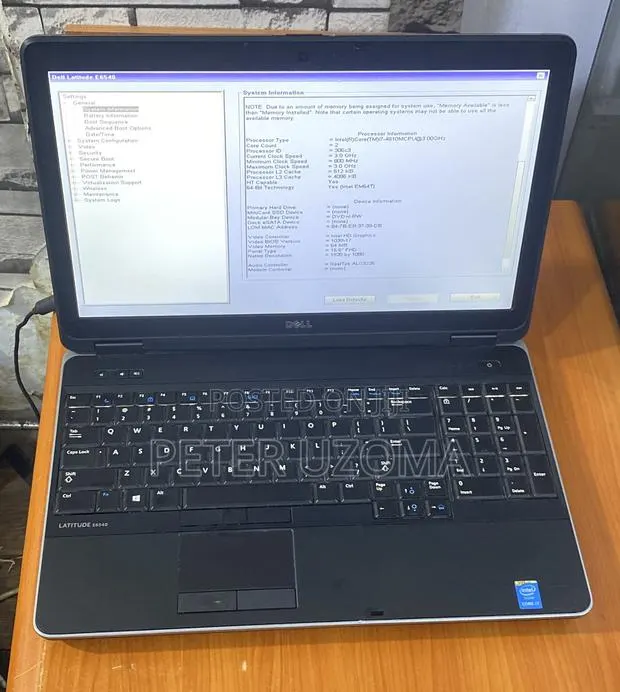 Laptop Dell Latitude E6540 8GB Intel Core i7 HDD 256GB · Photo 1