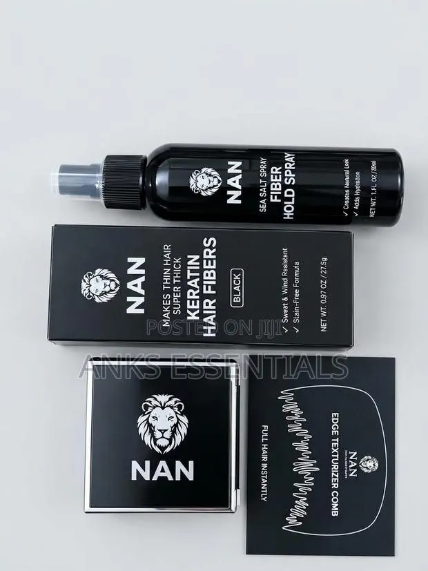 NAN Keratin Hair Fibers Complete Styling Kit