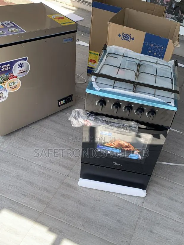 Ultra Good Midea 4 Gas Burner 60×60cm With Oven and Grill · Photo 1