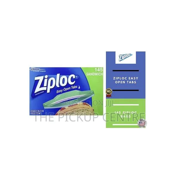Ziploc Sandwich Bags Ziplock Zip Lock Lunch Storage Bag 145 · Photo 1